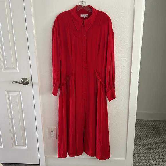 Saunders Collective Flowing Button Front Dress, RTR - Picture 6 of 13
